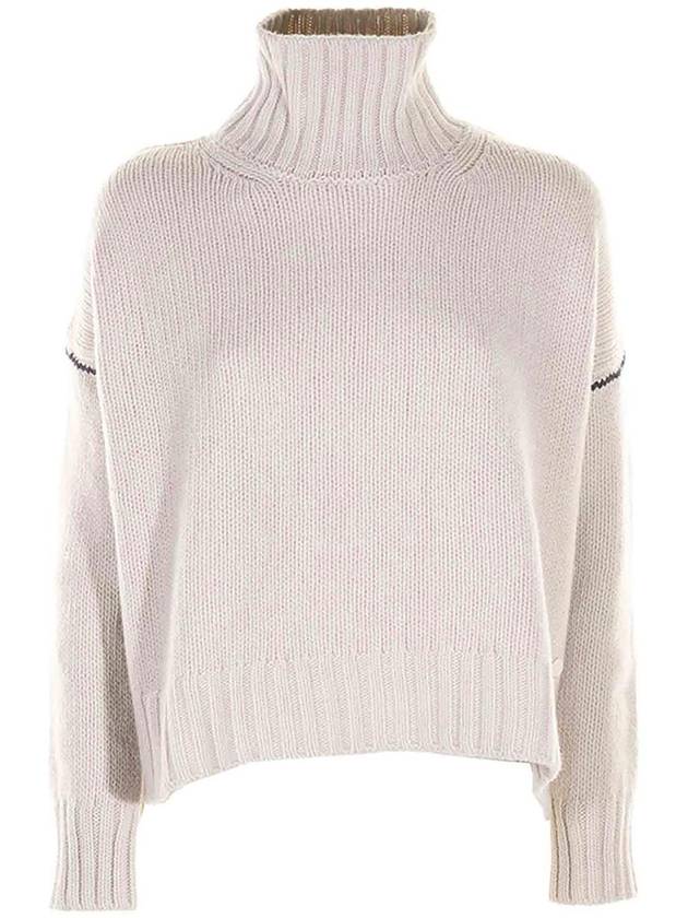 Woolrich Turtleneck Over White