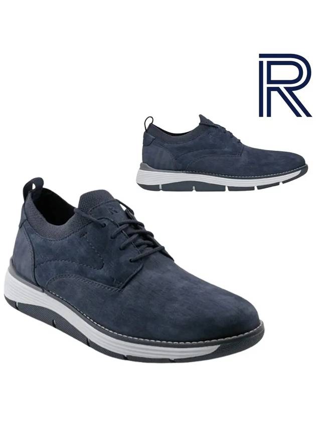 락포트 운동화 루카 레이스업 스니커즈 신발 네이비