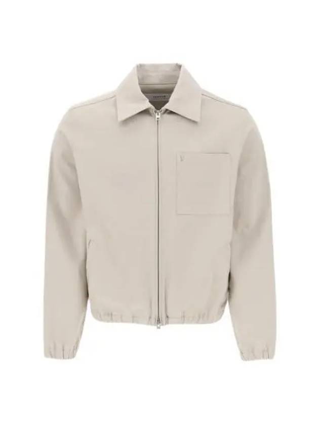 아미 ADC 지퍼 자켓 라이트 베이지 AMI ADC Zipped Jacket Light Beige
