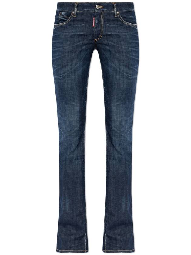 24FW 디스퀘어드2 여성 스트레이트 진 Dsquared2 Jeans Flare  Women's  Navy Blue