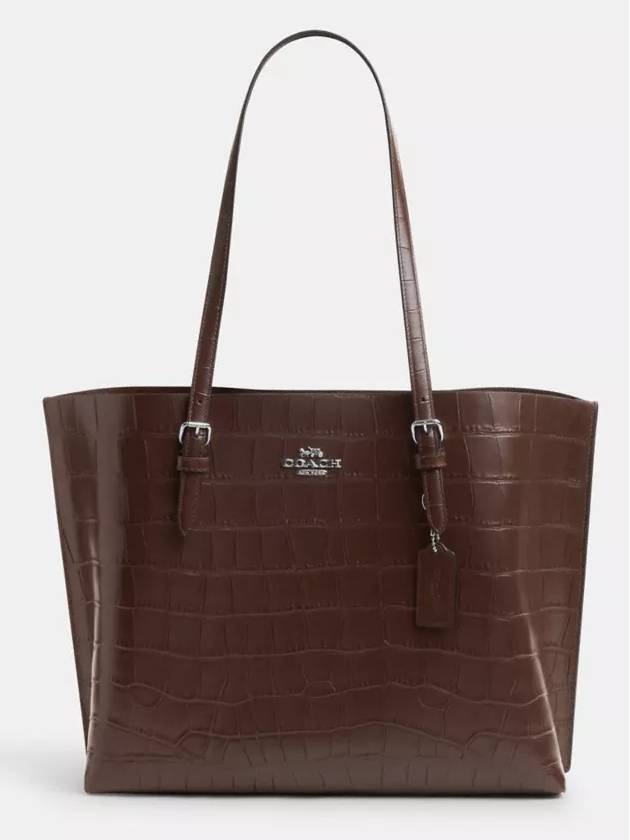 코치 몰리 토트백 Silver Maple