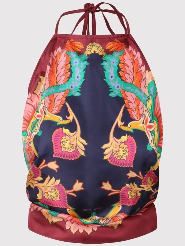 에트로 페이즐리 프린트 홀터넥 탑 WAXA0012AK868_X0886