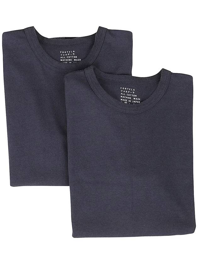 포르텔라 크루넥 티셔츠 JAPTFRT01F06092_BLUBLU