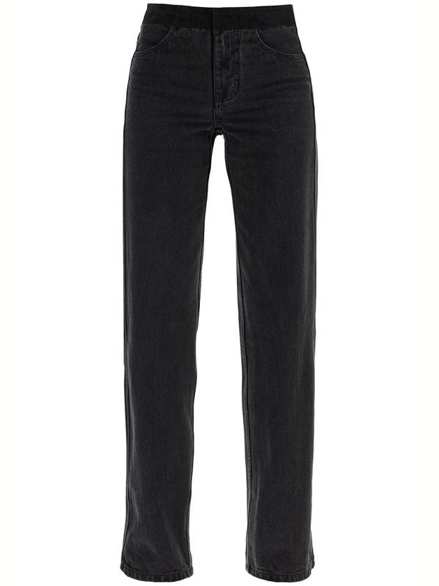 Low Waisted Deconstructed Jeans