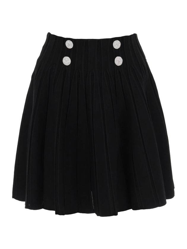 23 F W 발망 RIB 니트 스케이터 미니 스커트 BALMAIN BF0LB927KF13 0PA B0230738053