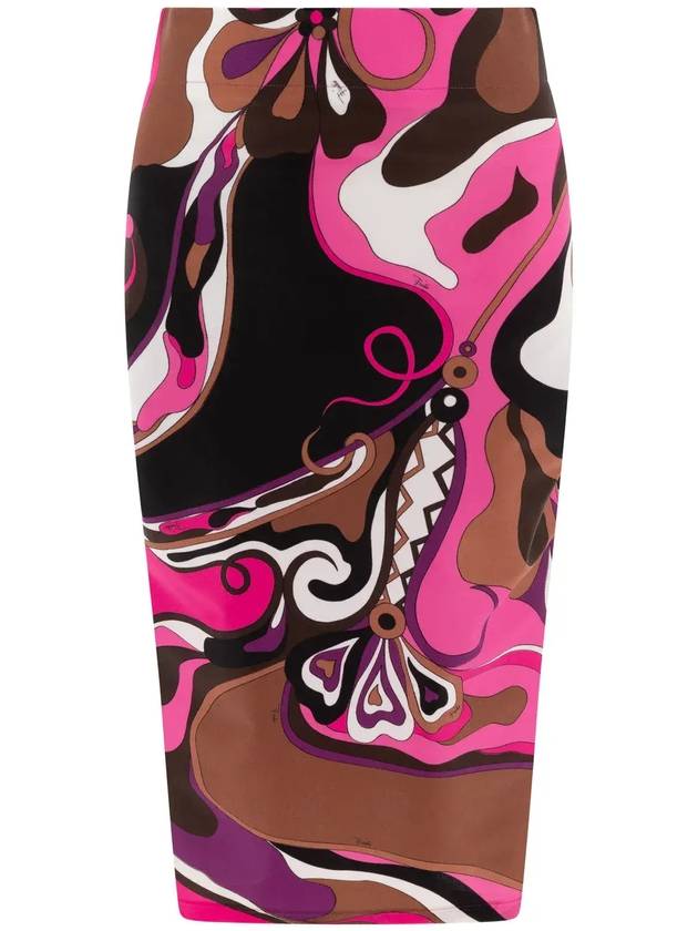 에밀리오 푸치 오키드 패턴 펜슬 스커트 4UJV01_4U735044