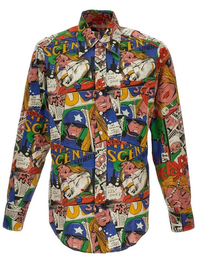 Erl - Comic Book Shirt, Blouse