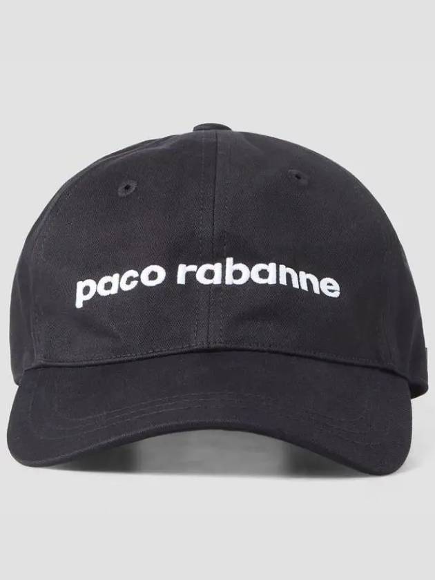 24 SS 파코 라반 RABANNE 로고 자수 엠보스 베이스볼 캡 20ACAC037CO0373 P001