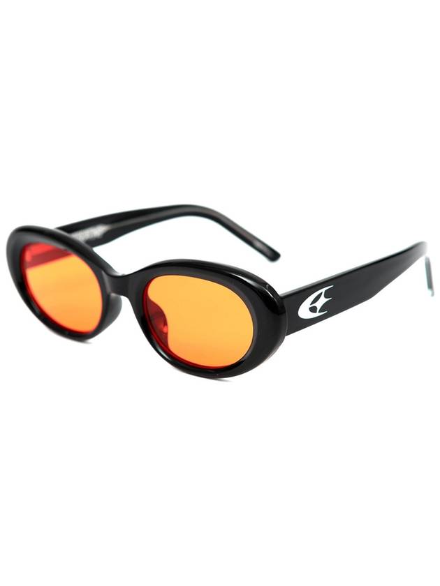Zeno Black Orange Tint Lens