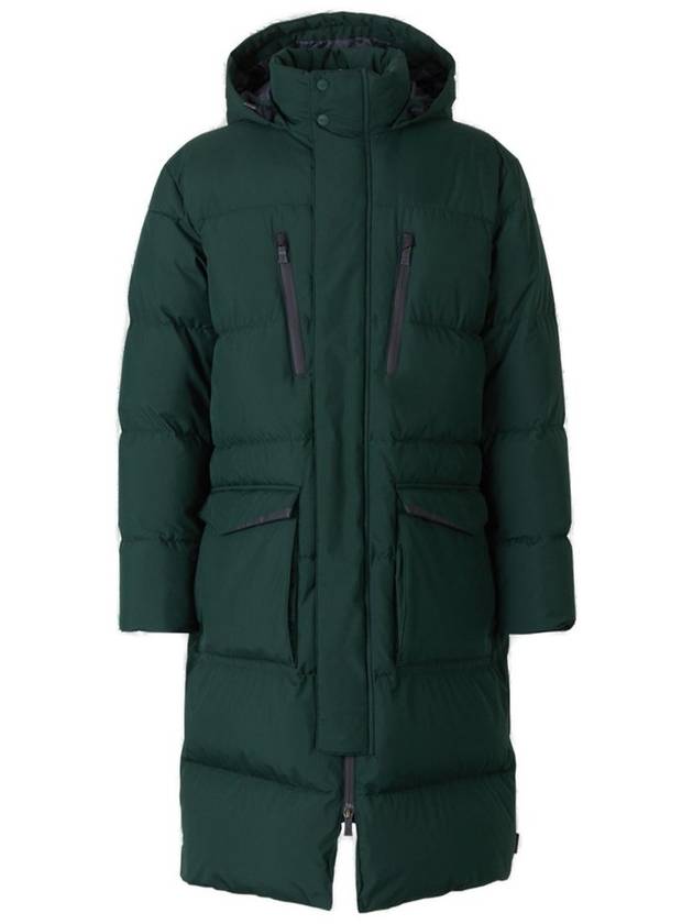 Herno 지퍼 후드 다운 코트