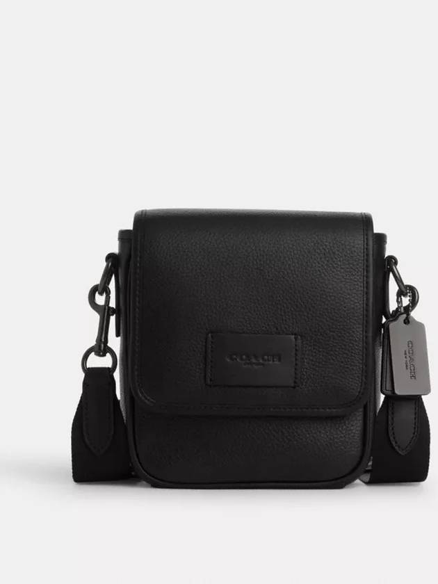 코치 루카스 크로스백 Black Copper Black