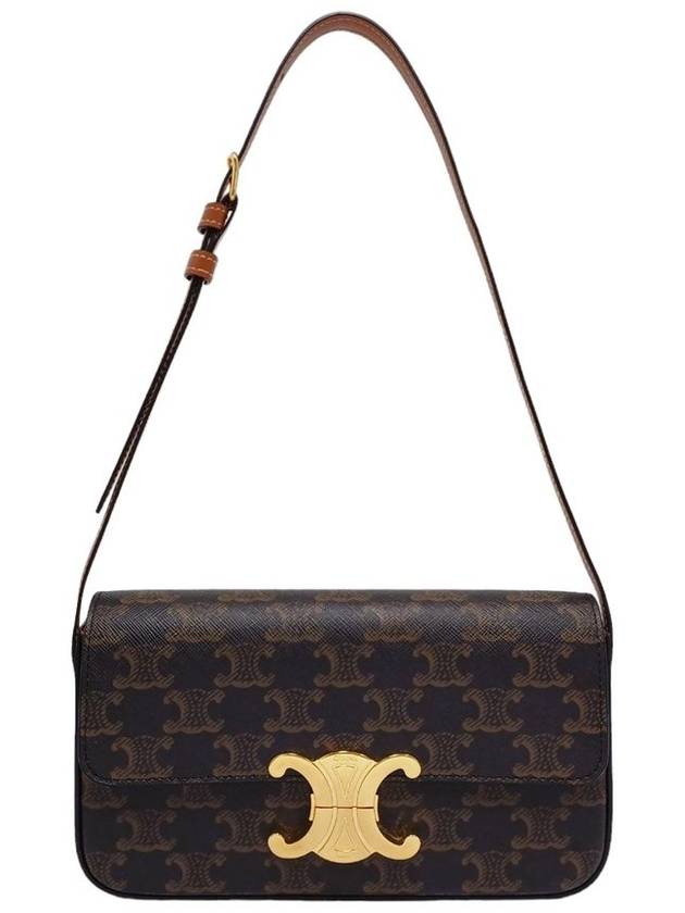 셀린느 여성 셀린 194142 트리오페 캔버스 클로드 탄컬러 숄더백