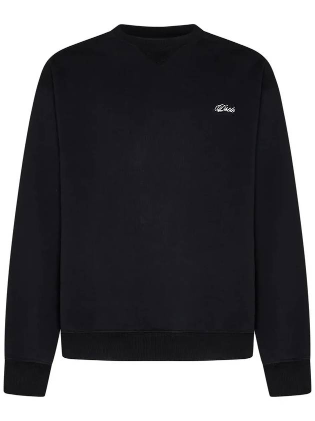 퍼니 미스터 로고 자수 크루넥 스웨트셔츠 BSW123CO053_BLBLACK