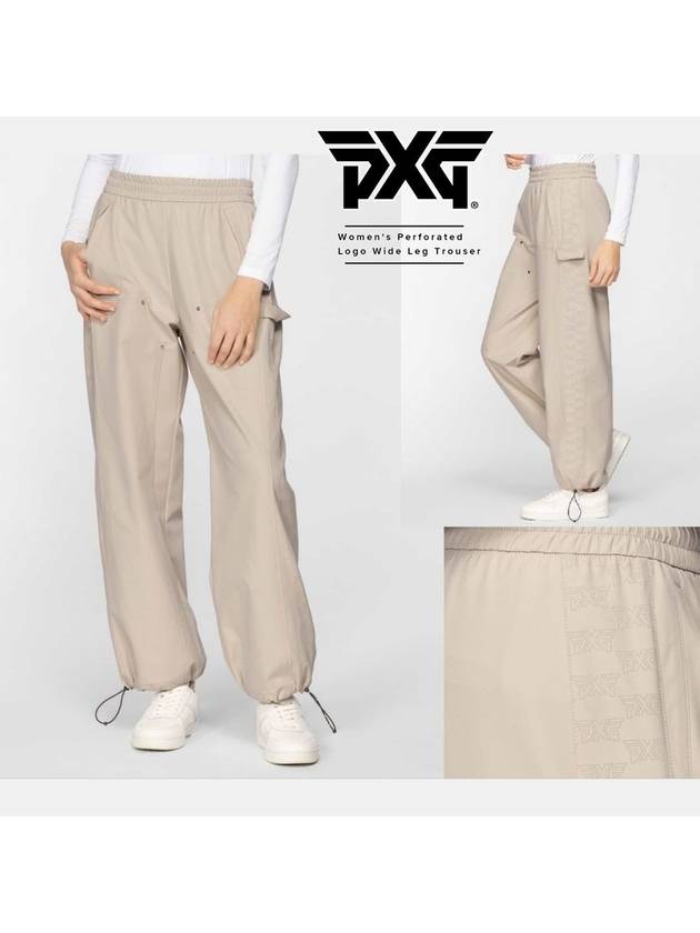 PXG 바지 여성 골프웨어 와이드 레그 트라우저 골프 팬츠 트레이닝 팬츠 24 SS