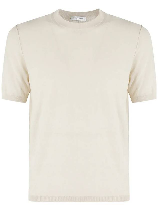 파올로 페코라 크루넥 티셔츠 A023F100096_1342PANNA