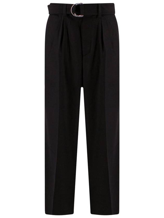 Nanushka 스트레이트 레그 벨티드 팬츠