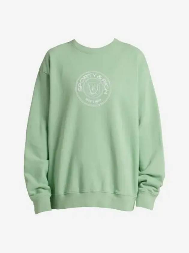 스포티 앤 리치 모나코 크루넥 세이지 Sporty & Rich Monaco Crewneck Sage