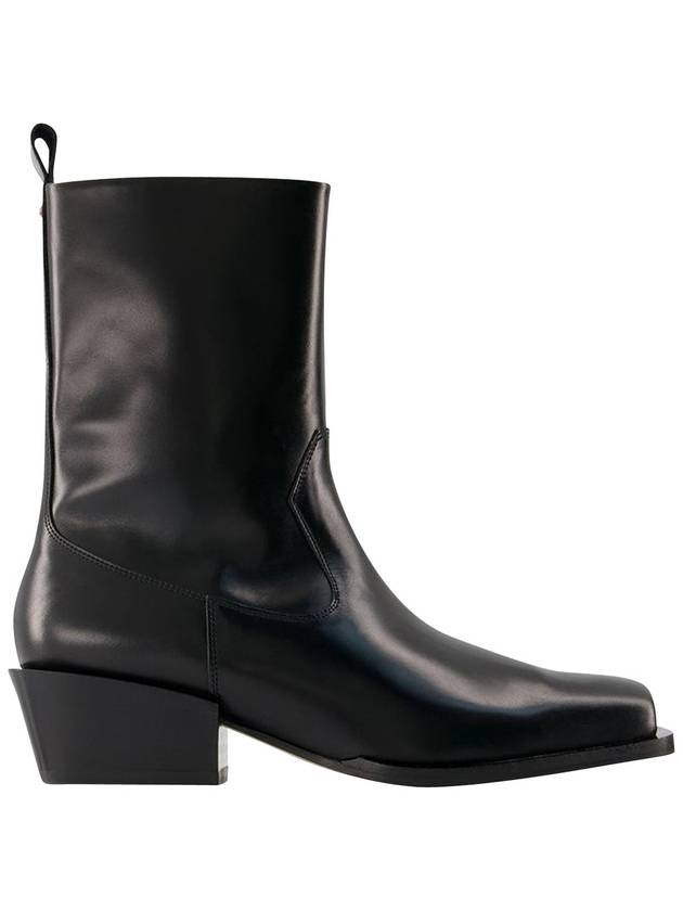빌 앵클 부츠 가죽 블랙 Bill Ankle Boots Leather Black