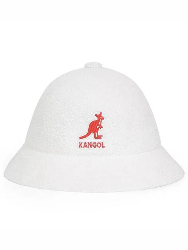 캉골 K3407 WHITE 3407 버뮤다 캐주얼 빅로고 버킷햇