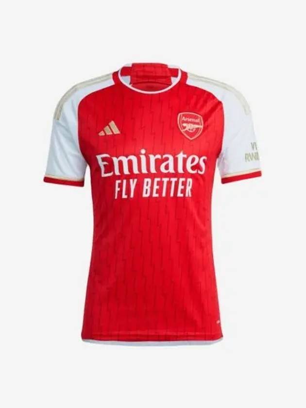 아디다스 아스날 2023 24 홈 저지 배러 스칼렛 화이트 US 논 마킹 버전 Adidas Arsenal 2023 24 Home Jersey Better Scarlet White US Sizing Non Marking Ver.