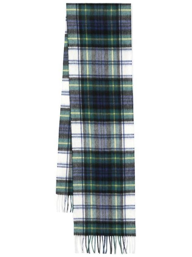 바버 뉴 체크 타탄 스카프 그린