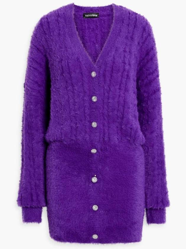 NB07 레트로페테 여성 원피스 Tala crystal embellished cable knit mini dress 1647597325110808