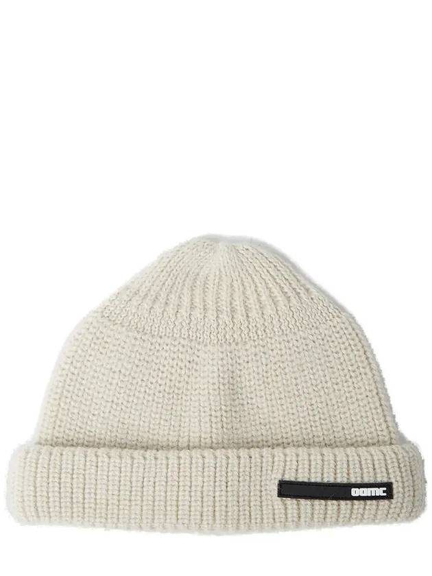 OAMC 로고 패치 니트 비니 23A28OAK14FLTOA009NATURALWHITE_108