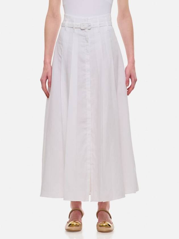 Gabriela Hearst Dugald Midi Cotton Skirt