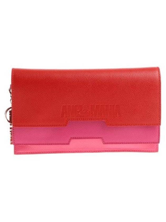 Vivienne Westwood Anglomania Grainy leather clutch