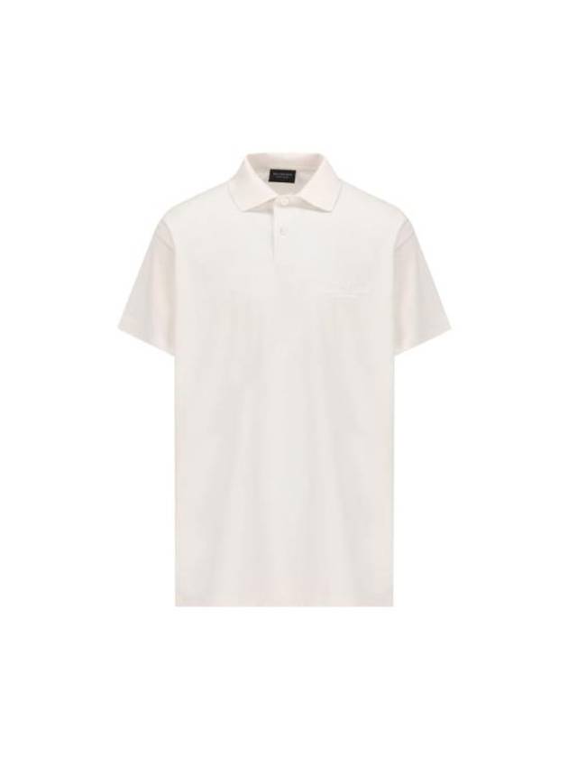 발렌시아가 BB 가드 로브 PK셔츠 화이트