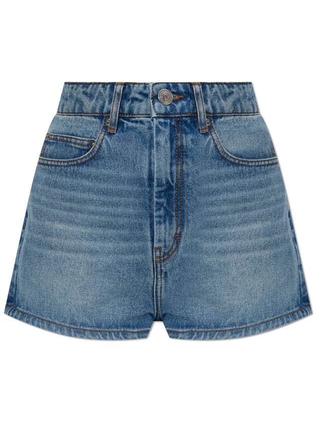 Ami Alexandre Mattiussi Denim Shorts  Women's  Blue