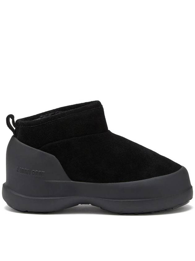 Moon Boot Luna Low Suede Boots Black