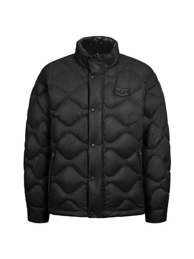 듀베티카 리비오 로고 퀄팅 패딩 블랙