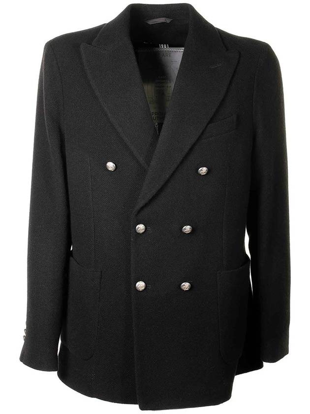 Circolo 1901 Black Double-Breasted Jacket