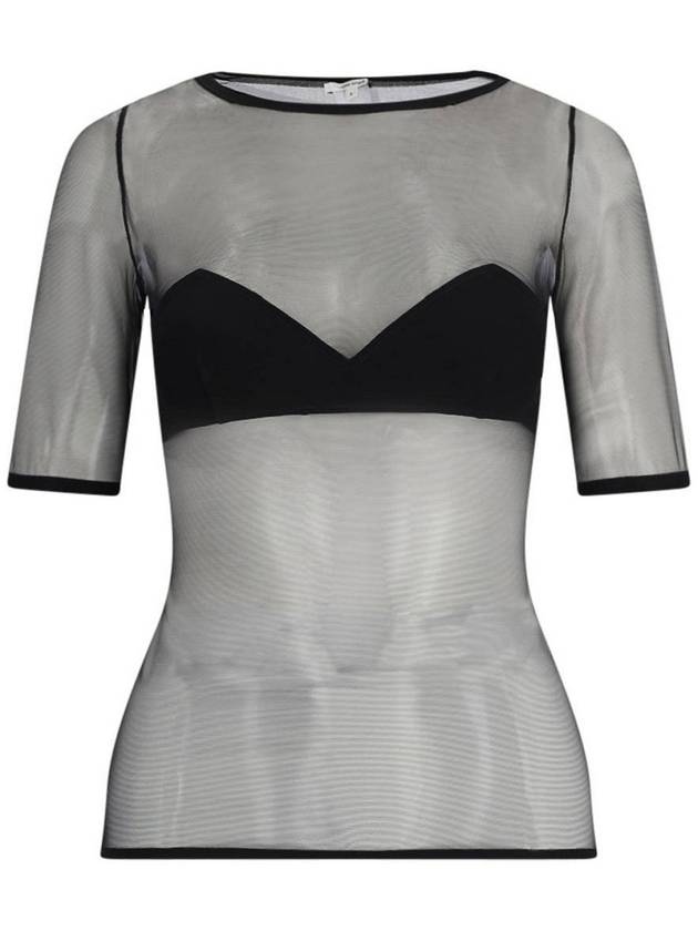 Nensi Dojaka Semi sheer top