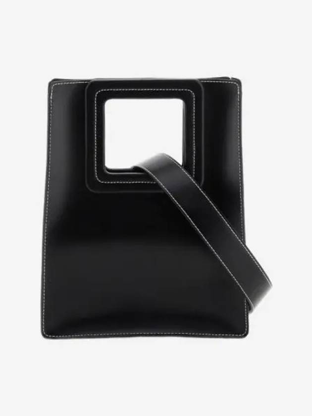 스타우드 톨 셜리 레더 토트백 블랙 Staud Tall Shirley Leather Tote Bag Black