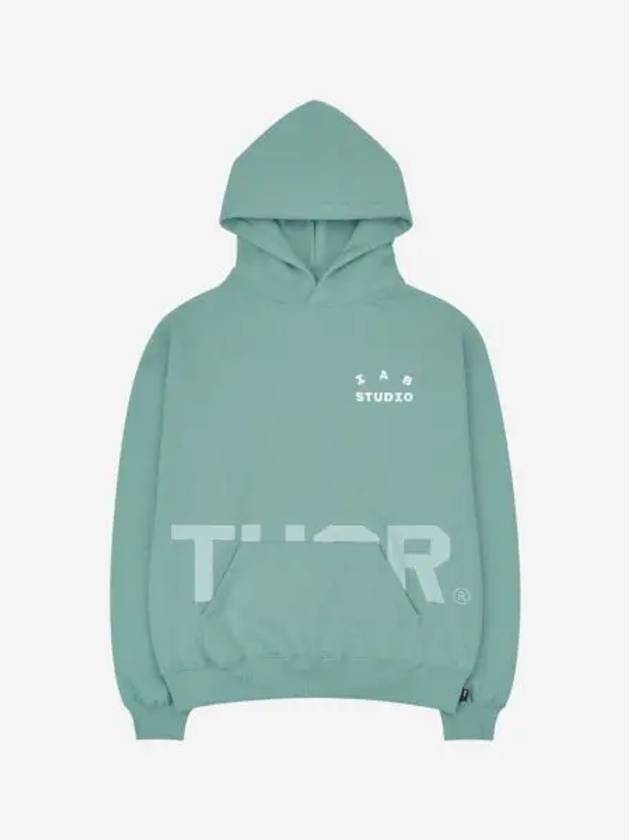 아이앱 스튜디오 x 토르 후드 애쉬 그린 IAB Studio x Thor Hoodie Ash Green