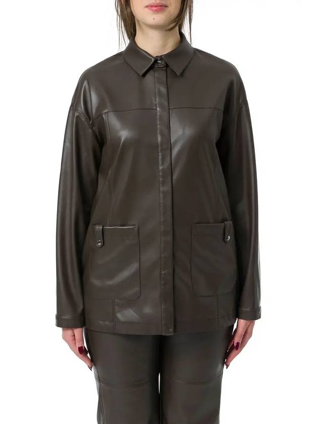 Max Mara 레저 버튼 긴팔 재킷 2426916048600_003