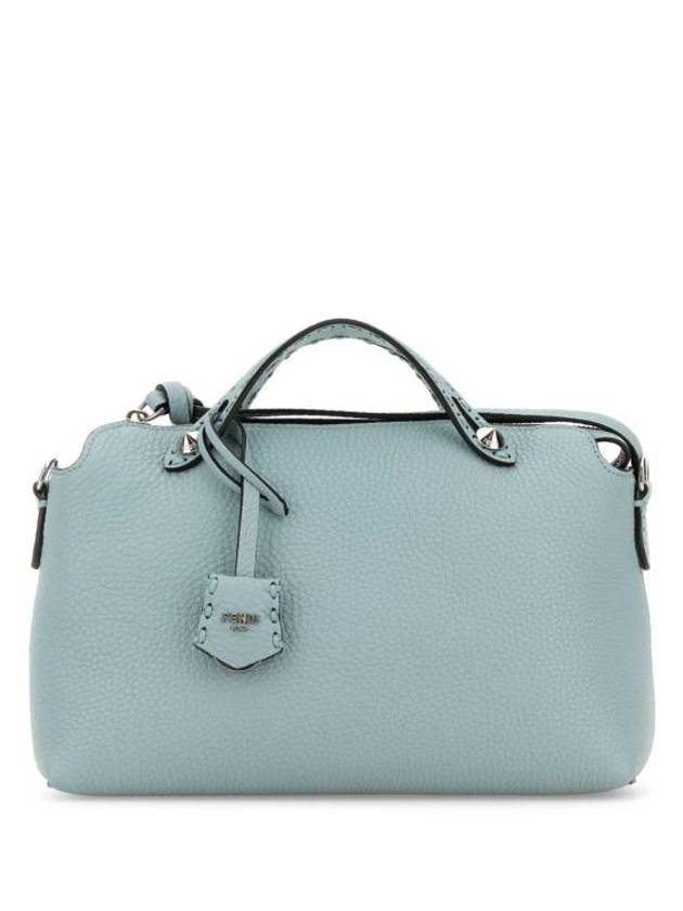 펜디 바이 더 웨이 셀러리아 미디움 레더 토트 백 라이트 블루