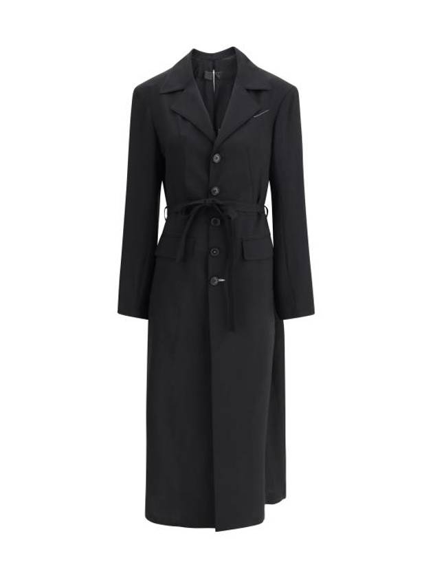 25SS MM6 메종마르지엘라 코트 S52AA0187M35080 900 BLACK