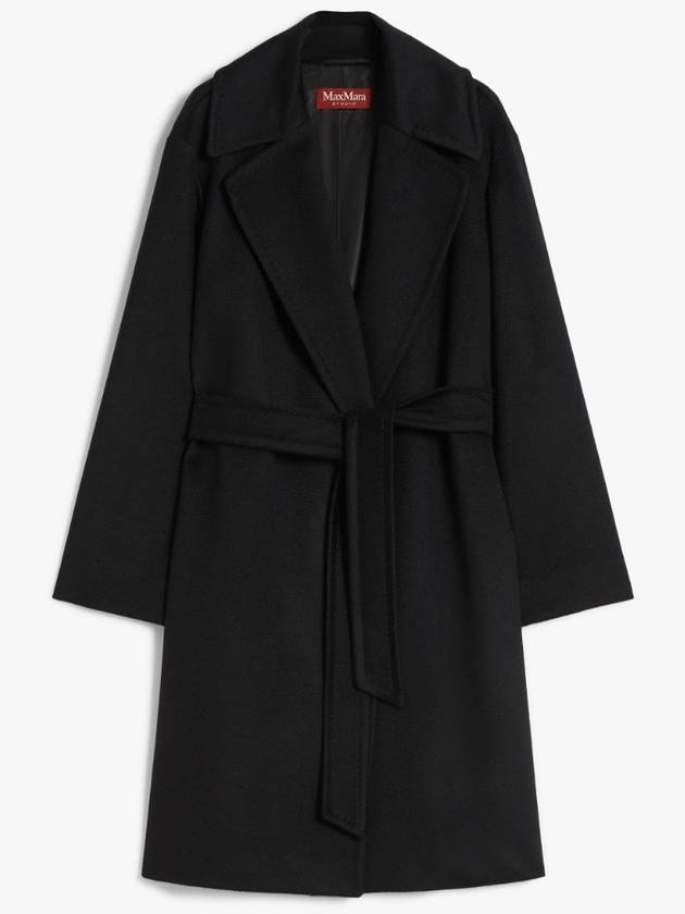 24FW MAX MARA 막스마라 TIGRE 티그레 013 블랙 로브 울코트 은은한 울 지블링 60160941 013