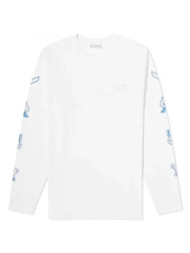 메종키츠네 프라이즈 Prizes 컴포트 긴팔 티셔츠 화이트