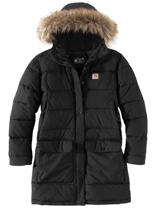 칼하트 여성 몬타나 릴렉스핏 인슐레이티드 코트 자켓 집업 점퍼 재킷 Black