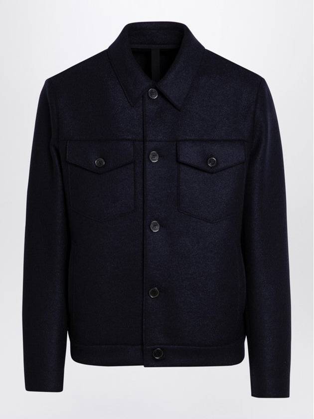 Black Virgin Wool Jacket