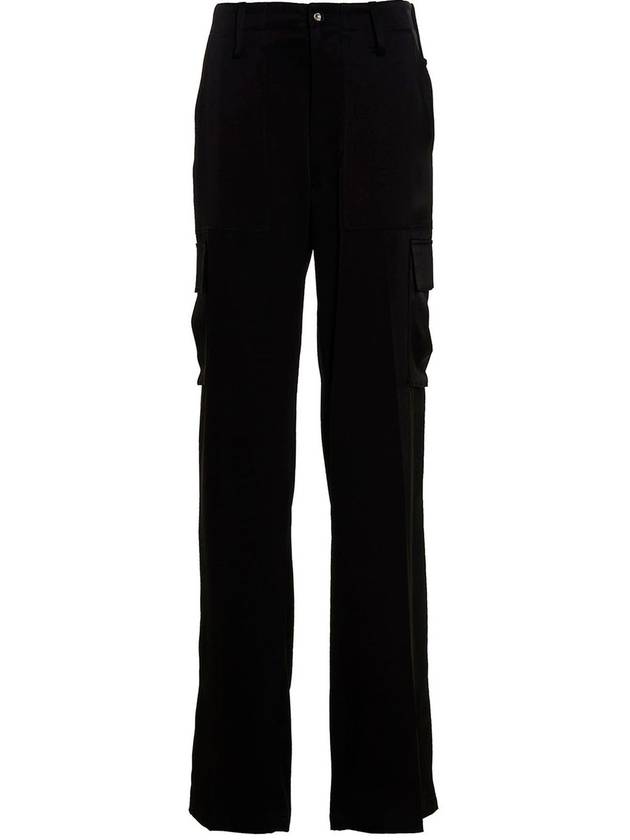 David Koma - Satin cargo pants