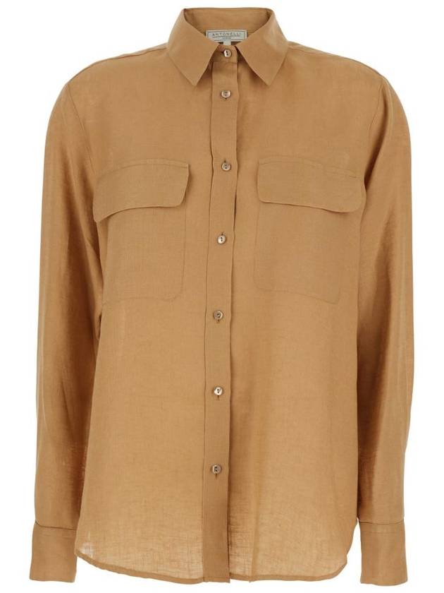 ANTONELLI 클리오 리넨 셔츠 N1739547116