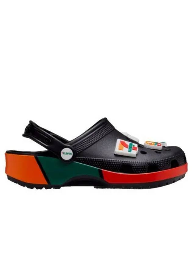 크록스 x 세븐일레븐 클래식 클로그 블랙 Crocs x 7 Eleven Classic Clog Black