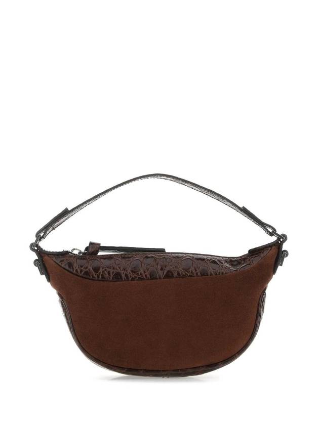 BY FAR 브라운 가죽 미니 아미 핸드백 22PFAMINOSEQCRSLSMA SEQ