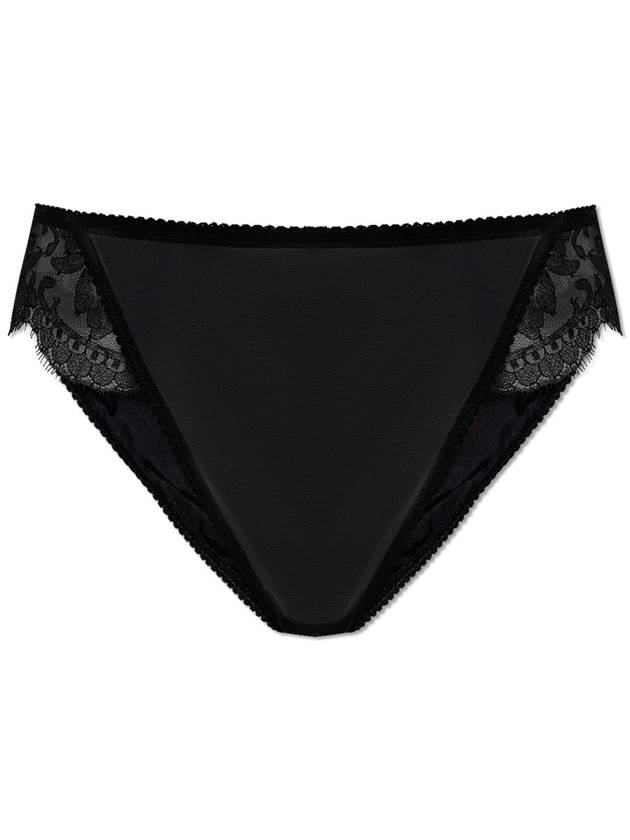 24FW 돌체앤가바나 여성 브리프 / 팬티 Dolce & Gabbana Silk Briefs  Women's  Black