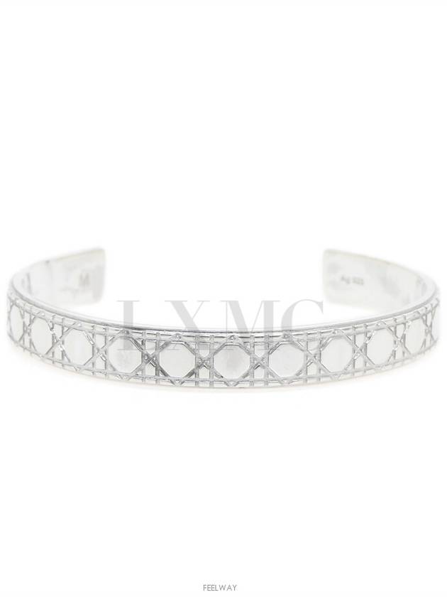 디올 아이콘 까나쥬 뱅글 팔찌 실버 B2164HOMST 보증서